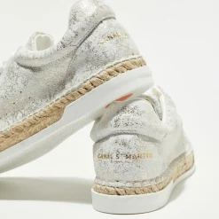 Outlet Canal Saint Martin Sneakers en Cuir Lancry marbre