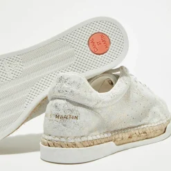 Outlet Canal Saint Martin Sneakers en Cuir Lancry marbre