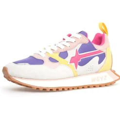 Clearance W6YZ Sneakers en Cuir Loop argentées