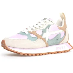 Femme W6YZ Sneakers en Cuir Loop beiges