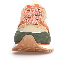 Best W6YZ Sneakers en Cuir Loop beiges