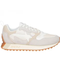 W6YZ Sneakers en Cuir Loop beiges