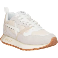 W6YZ Sneakers en Cuir Loop beiges