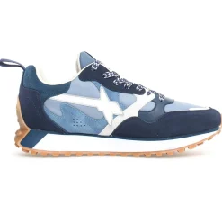 Homme W6YZ Sneakers en Cuir Loop bleues