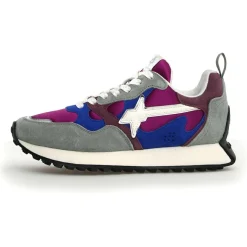 New W6YZ Sneakers en Cuir Loop bleues