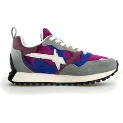 New W6YZ Sneakers en Cuir Loop bleues