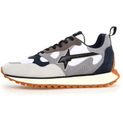 Best W6YZ Sneakers en Cuir Loop grises