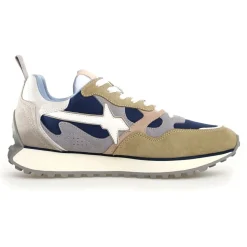 Hot W6YZ Sneakers en Cuir Loop kaki