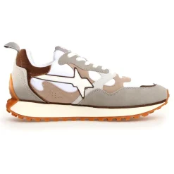 Homme W6YZ Sneakers en Cuir Loop taupe