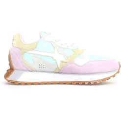 Femme W6YZ Sneakers en Cuir Loop violettes