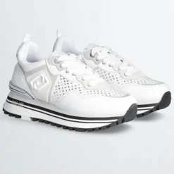 Femme Liu-Jo Sneakers en Cuir Mahaut blanches