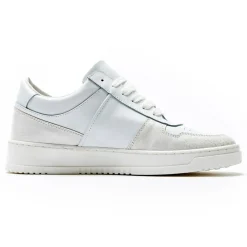 Femme British Passport Sneakers en Cuir Meli blanches