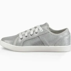 Discount Ugg Sneakers en Cuir métallisé Irvin argentées