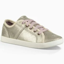 Femme Ugg Sneakers en Cuir métallisé Irvin dorées