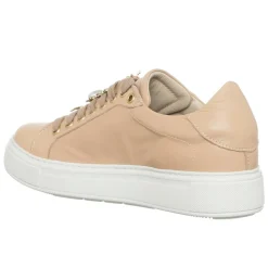 Hot Loretta Pettinari Sneakers en Cuir Nea saumon/beige