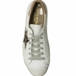 Femme Loretta Pettinari Sneakers en Cuir Olivia blanc/léopard/rose doré