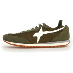Homme W6YZ Sneakers en Cuir Samoa kaki