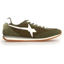 Homme W6YZ Sneakers en Cuir Samoa kaki