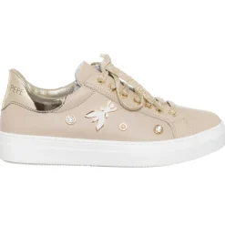 Outlet Patrizia Pepe Sneakers en Cuir Serafina beiges