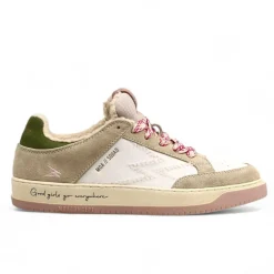 Femme Moa Concept Sneakers en Cuir Squad rose