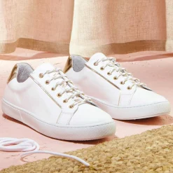 Cosmoparis Sneakers en Cuir Vivea blanches