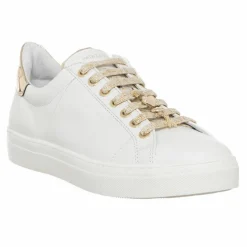 Femme Patrizia Pepe Sneakers en Cuir Voda blanc/doré
