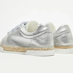 Outlet Canal Saint Martin Sneakers en Cuir Wonder argentées