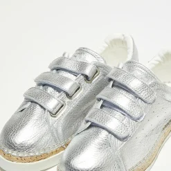 Outlet Canal Saint Martin Sneakers en Cuir Wonder argentées