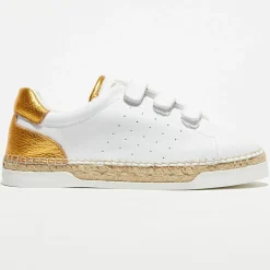 Femme Canal Saint Martin Sneakers en Cuir Wonder curcuma