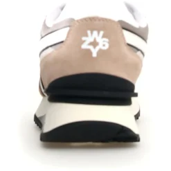 Homme W6YZ Sneakers en Cuir Yak beiges