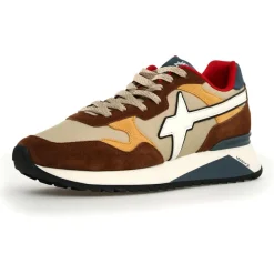 Homme W6YZ Sneakers en Cuir Yak beiges