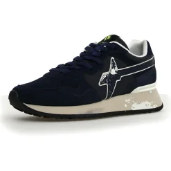 Homme W6YZ Sneakers en Cuir Yak bleu marine