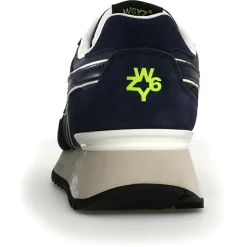 Homme W6YZ Sneakers en Cuir Yak bleu marine