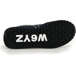 Homme W6YZ Sneakers en Cuir Yak bleu marine