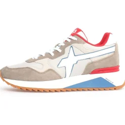 Homme W6YZ Sneakers en Cuir Yak grises