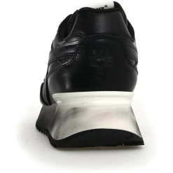 Hot W6YZ Sneakers en Cuir Yak noires