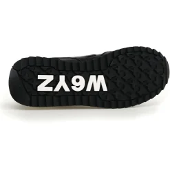 Hot W6YZ Sneakers en Cuir Yak noires