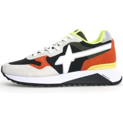 New W6YZ Sneakers en Cuir Yak noires