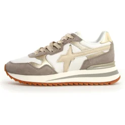 Hot W6YZ Sneakers en Cuir Yak taupe