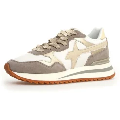 Hot W6YZ Sneakers en Cuir Yak taupe