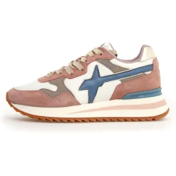 W6YZ Sneakers en Cuir Yak taupe