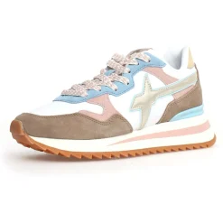 New W6YZ Sneakers en Cuir Yak taupe