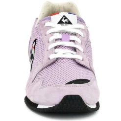 Clearance Le Coq Sportif Sneakers en Mesh & Velours de Cuir Made in France Race orchidée