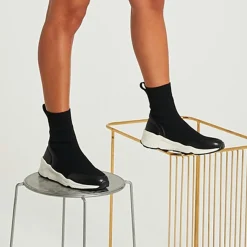 Clearance Minelli Sneakers en Tissu Helena noires