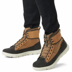 Discount Sorel Sneakers en Velours de Cuir & Nylon imperméables Explorer™ Mission marron