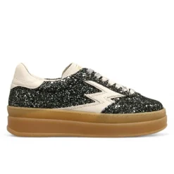 New Moa Concept Sneakers en Velours de Cuir Double vert