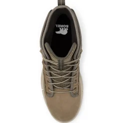 Homme Sorel Sneakers en Velours de Cuir & Nylon imperméables Explorer™ Mission beiges