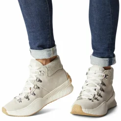 Femme Sorel Sneakers en Velours de Cuir imperméables Out N About™ IIi Conquest blanches