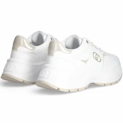 Femme Liu-Jo Sneakers Eva en Cuir blanches