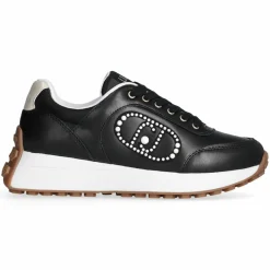 Femme Liu-Jo Sneakers Lolo en Cuir noires